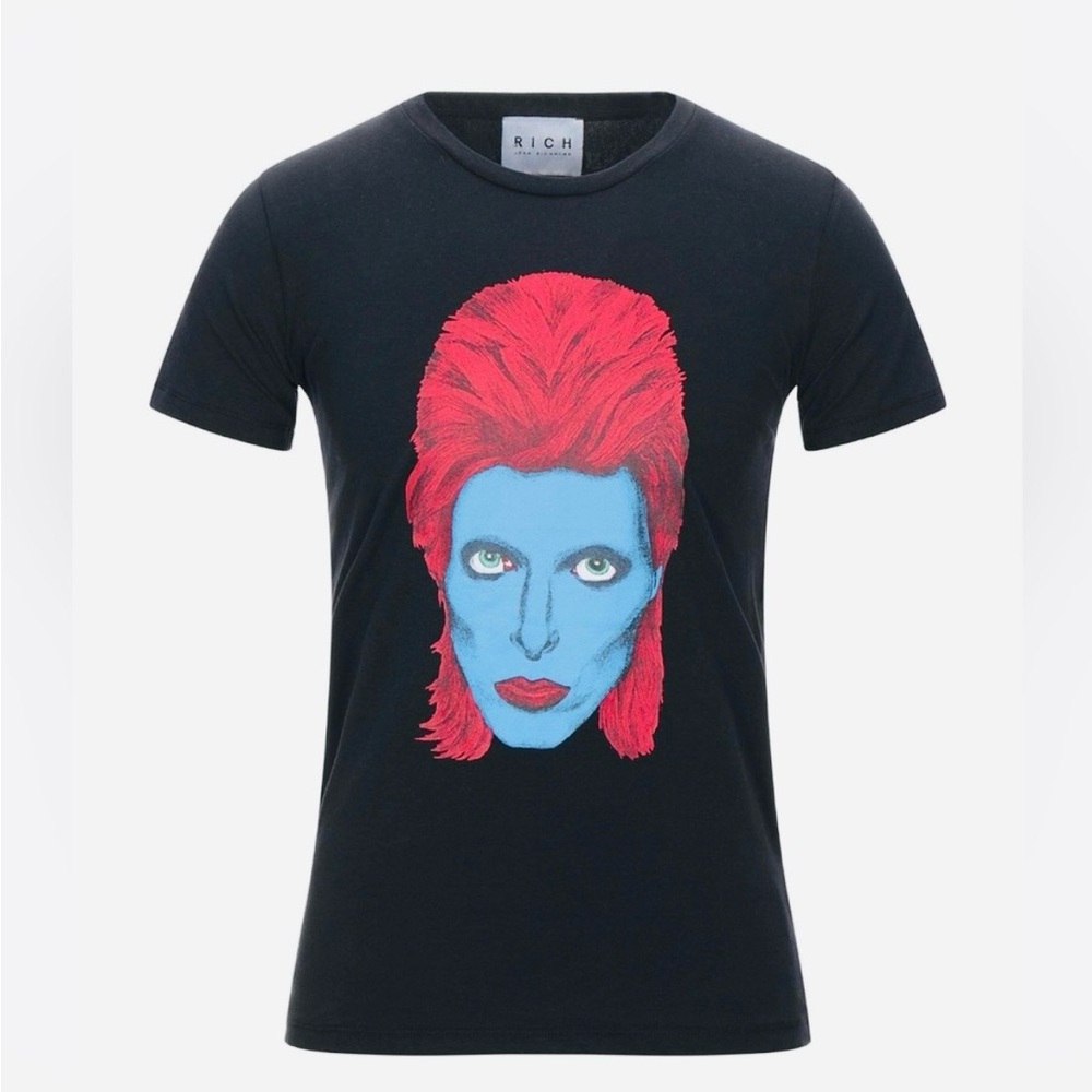 John Richmond Graphic Art DAVID BOWIE T - Shirt Top NWT * Limited Edition *